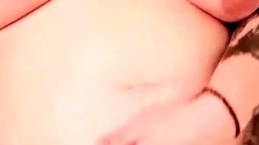 Big boobs milf masturbates with her dildo