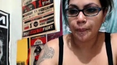 Brunette Big Boobs Webcam Show