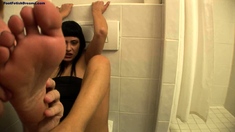 Beautiful Brunette Foot Fetish