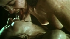 Pigtailed Brunette Lesbian Licks Hot Blonde
