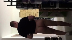 Crossdresser Twink Shows Off at Work