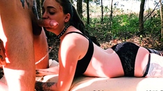 Fake agent fuck brunette amateur babe outdoor