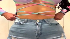 Brunette Solo Webcam Masturbation