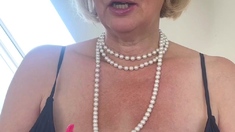 Big boobs milf masturbates with her dildo
