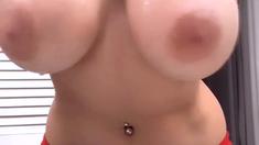Big boobs milf masturbates with her dildo