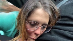 Olivia Ryder Blonde Blowjob Brunette Car Handjob