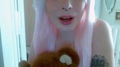 Blonde Teen Solo Masturbating On Webcam