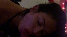 Hot amateur teen blowjob and facial HD video