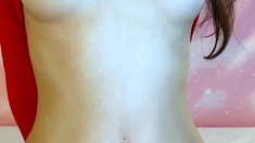 Wild Girl Brunette Solo Masturbation