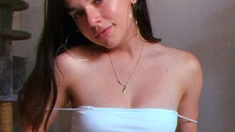 Pale amateur teen brunette Lynn Love