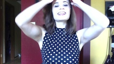 Brunette Solo Webcam Masturbation