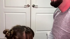 Amateur MILF blowjob cumshot