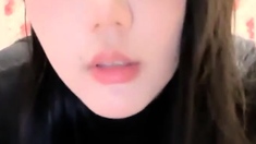Cute Asian Chubby Teen Wild Dildo Masturbation