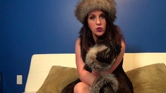 Close up of pussy stretched with big cock