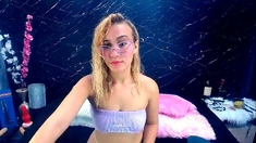 Ex wifey blonde homemade solo masturbation fun