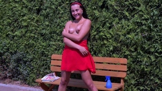 Busty Brunette Solo Masturbation