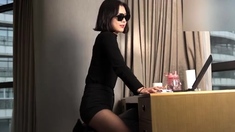 Chinese Femdom - Facesitting HumanChair HumanSeat