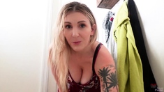 Chubby milf strip show her big boobs webcam