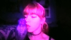 Cumbrain Bizarre Dildo Play During The Night