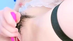 Cute amateur webcam teen girl toying pussy on webcam