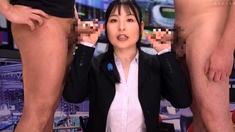 JAV Newscaster Cum Bukkake
