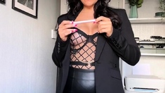 Hottest brunette solo webcam masturbation 2