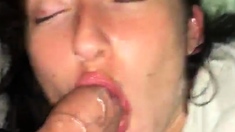 Homemade amateur blonde teen blowjob and cumshot