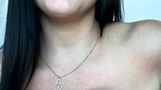 Beautiful brunette with big boobs jerk off instrucions