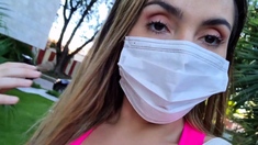 Walking around without underwear, showing my and squirting
