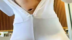 Two big tit blonde babes fucking a big