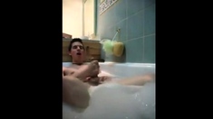 Twink Jerking Off In Bathtub