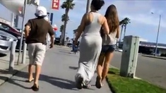 Candid Juicy Milf Booty In Dress