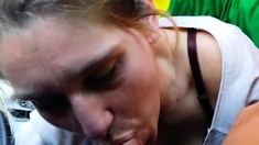 Getting Head 18 (with Cum To Her Mouth)